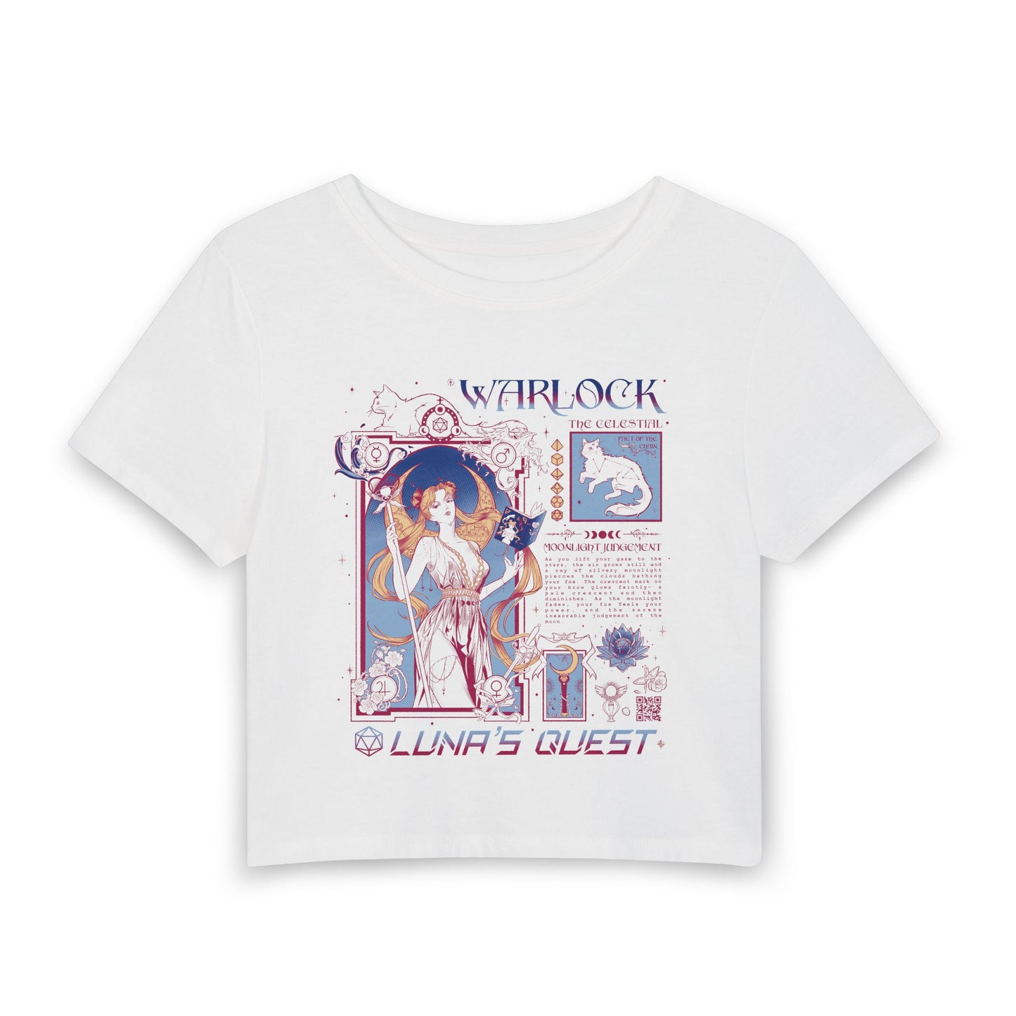 The Celestial: Warlock Cropped Tee