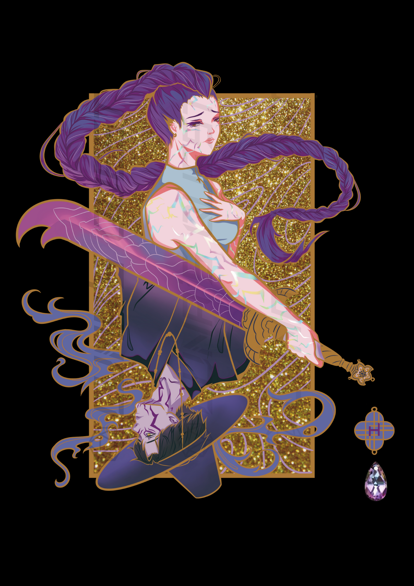 PRESALE: Kpop Demon Hunters Jumbo Pin