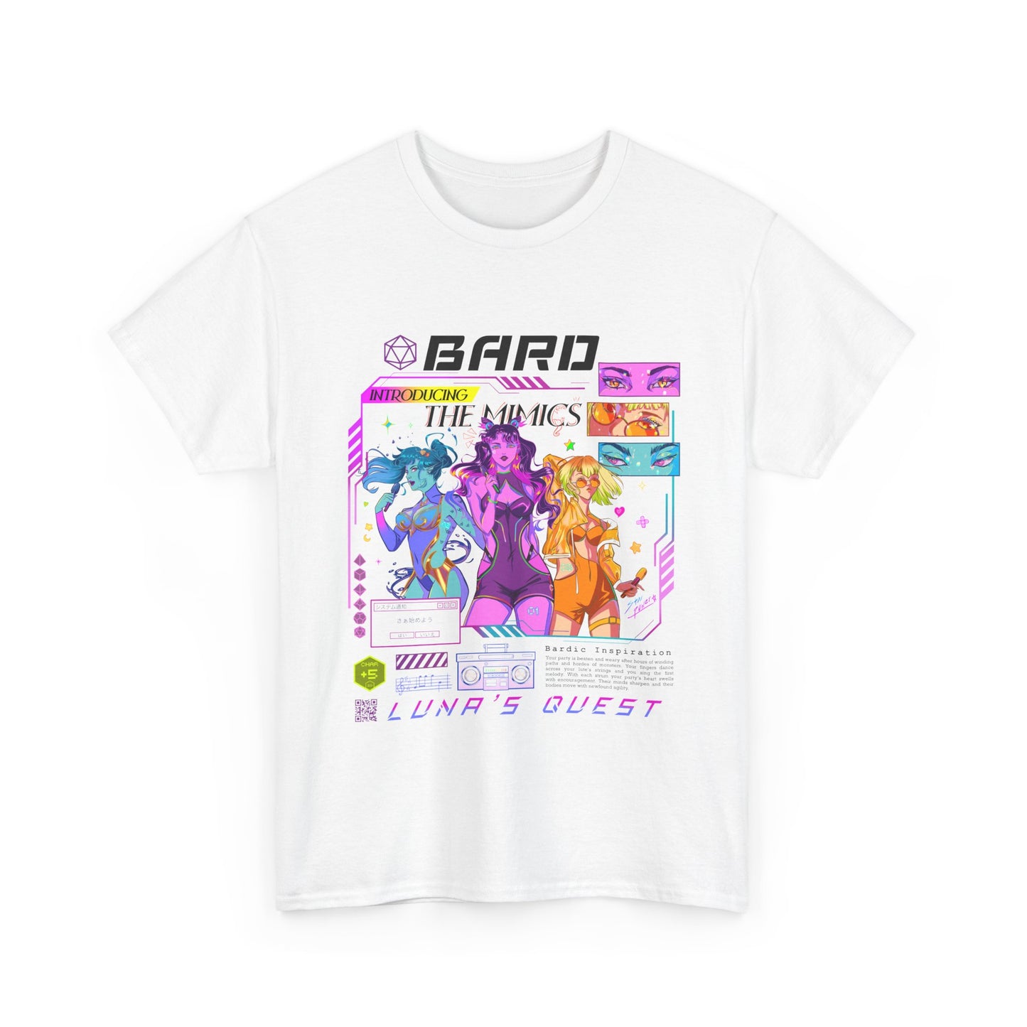 The Mimics-Bard class DnD t-shirt