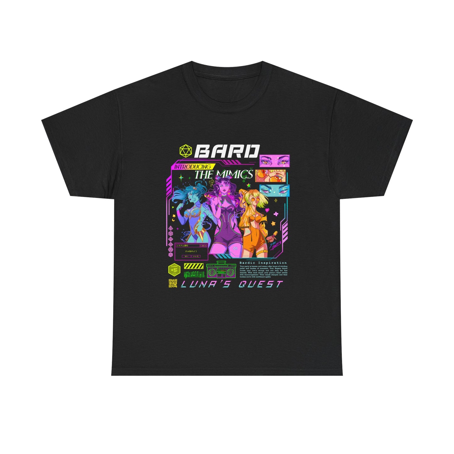 The Mimics-Bard class DnD t-shirt