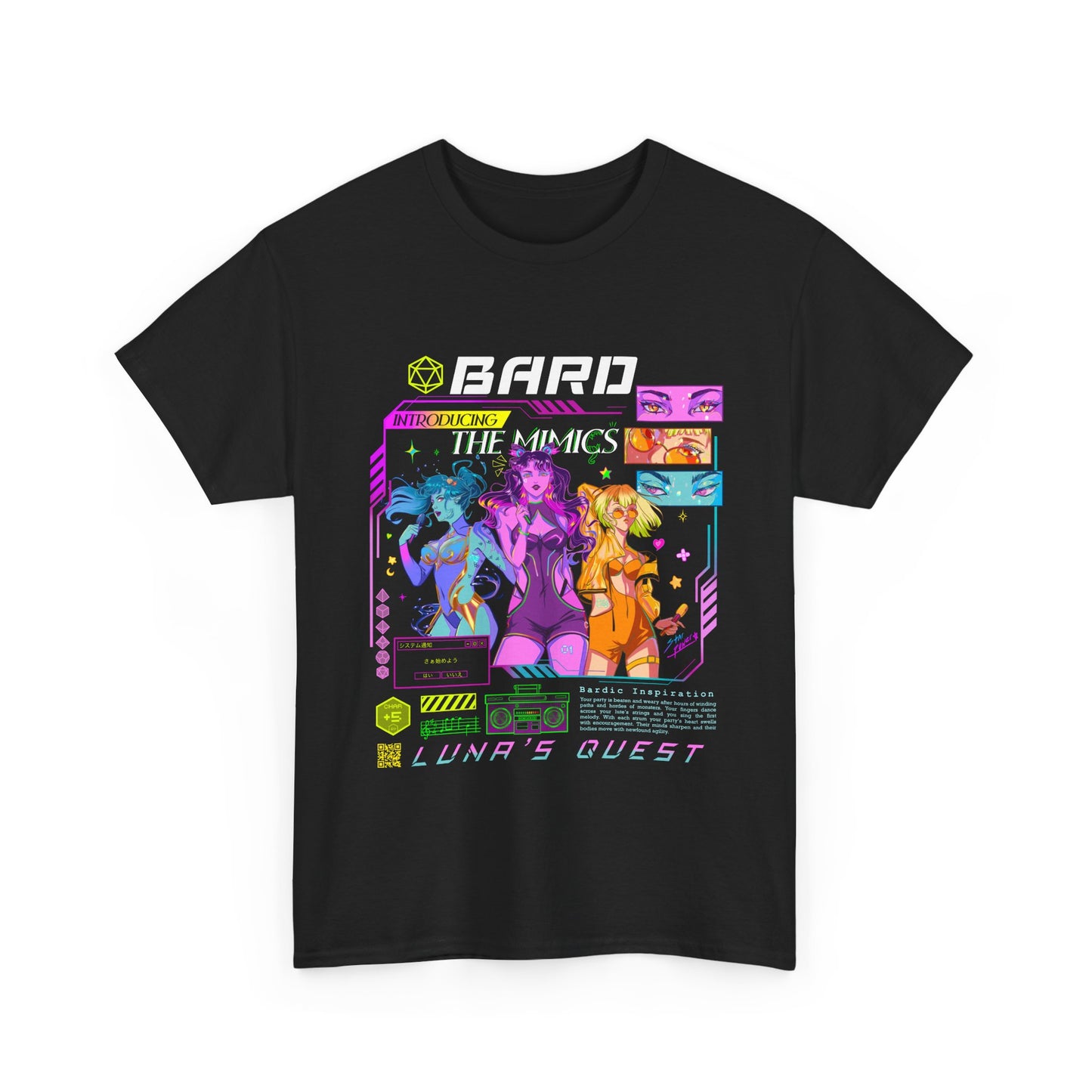 The Mimics-Bard class DnD t-shirt