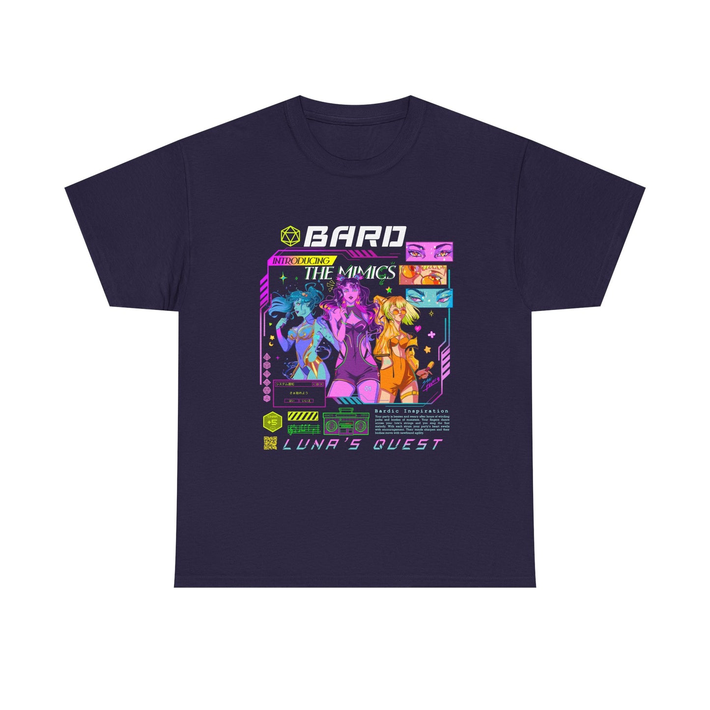 The Mimics-Bard class DnD t-shirt