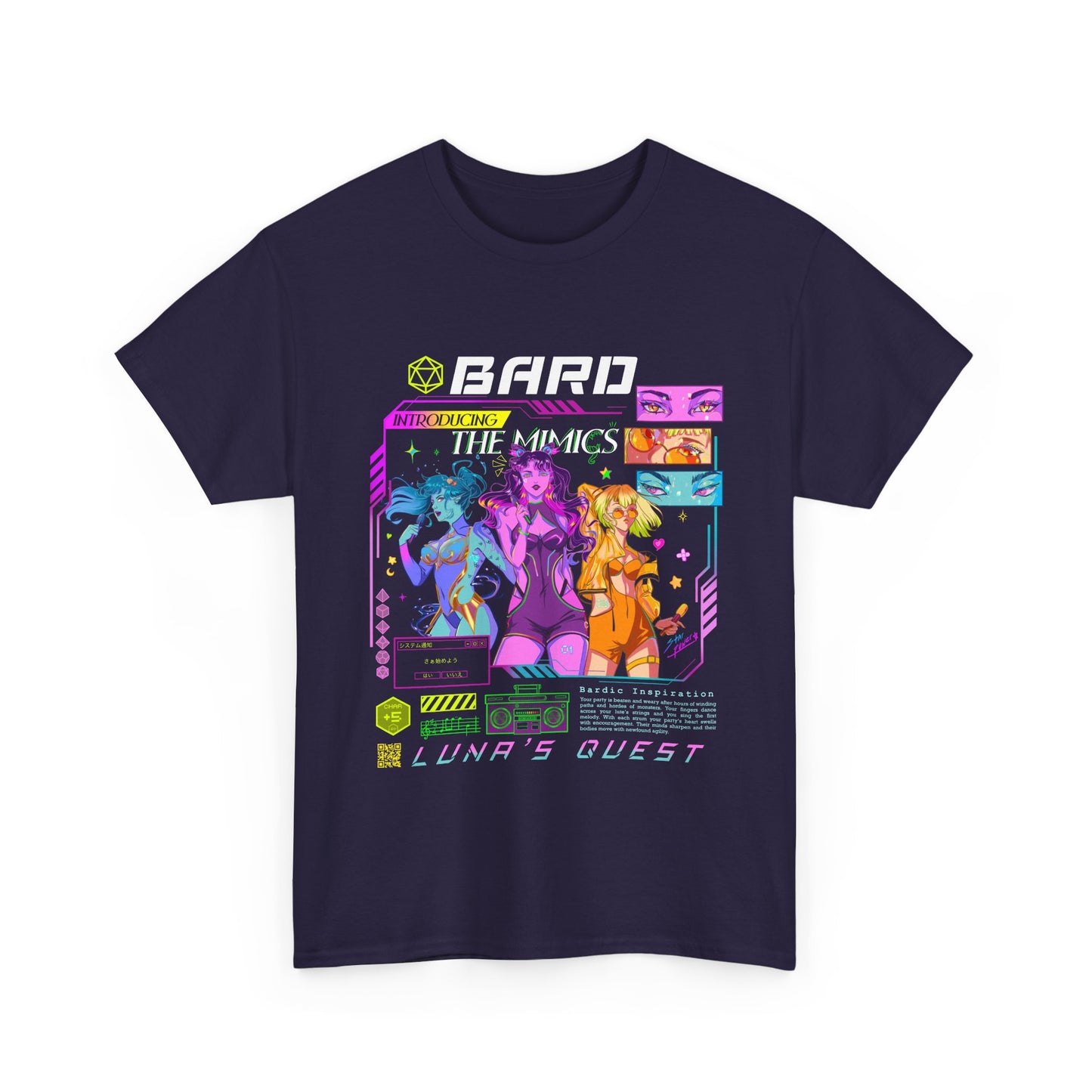 The Mimics-Bard class DnD t-shirt