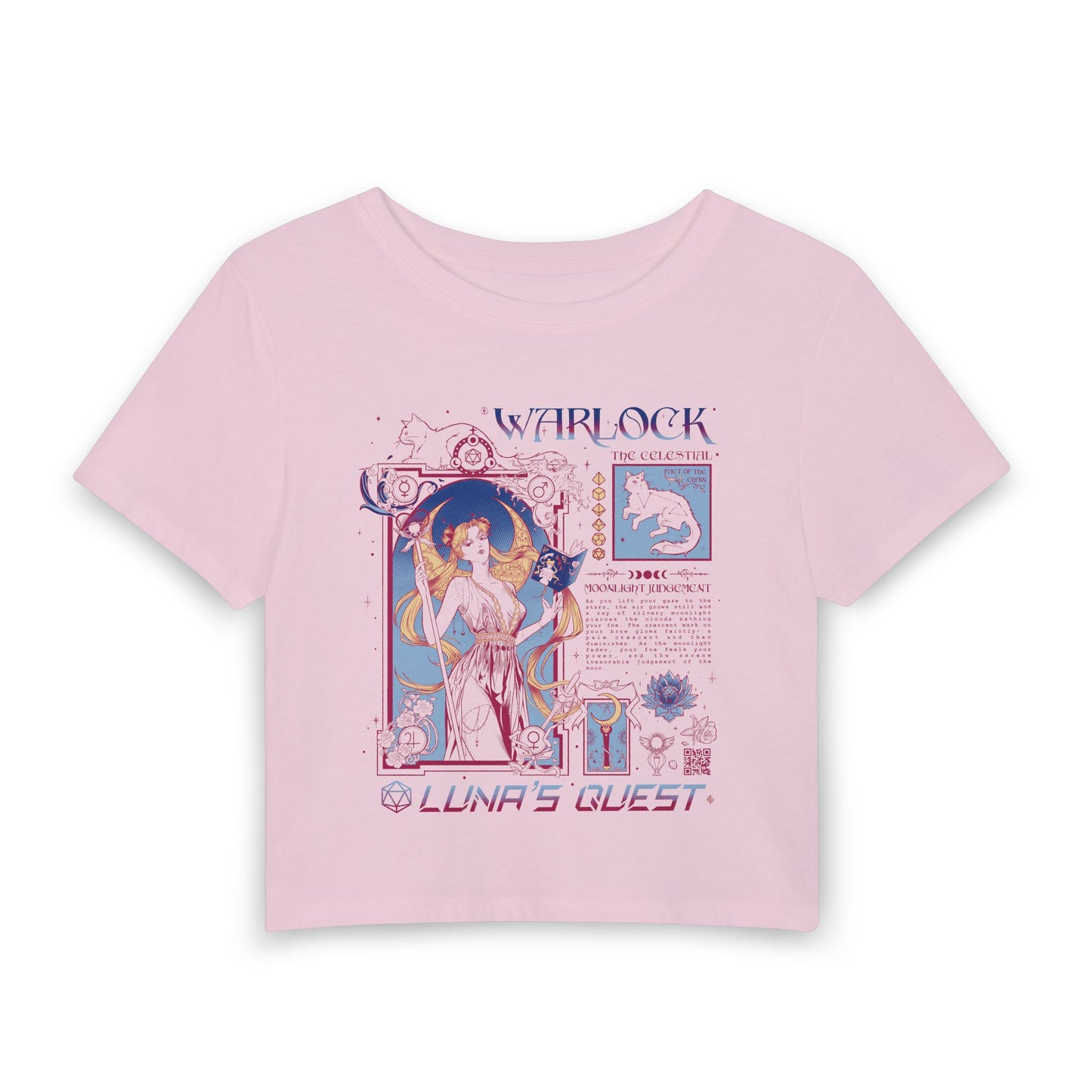 The Celestial: Warlock Cropped Tee