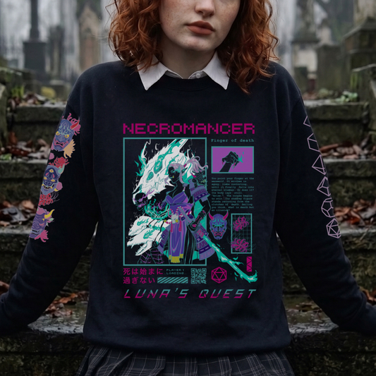 Arise - Necromancer Dnd Class Crewneck Sweatshirt